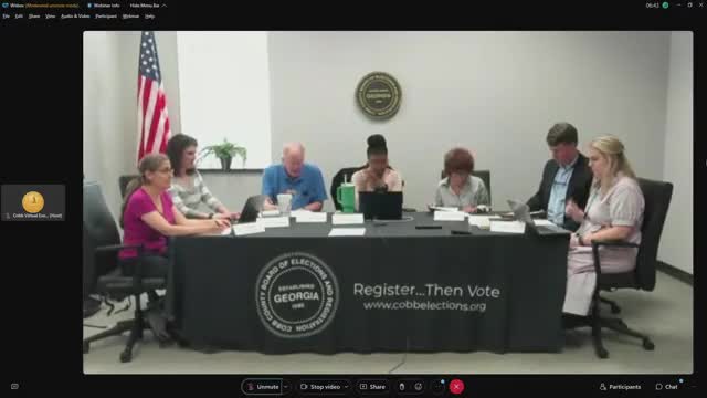 Cobb County elections staff preview provisional ballots, set risk-limiting audit for May 6