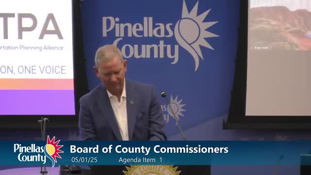 Forward Pinellas outlines plan for three‑county MPO merger; commissioners raise equity and voice concerns