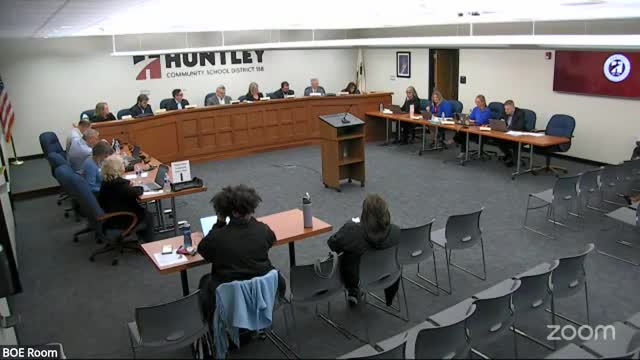 Huntley 158 outlines $2025–26 professional learning contracts; board questions consultant costs and CPI trainer plan