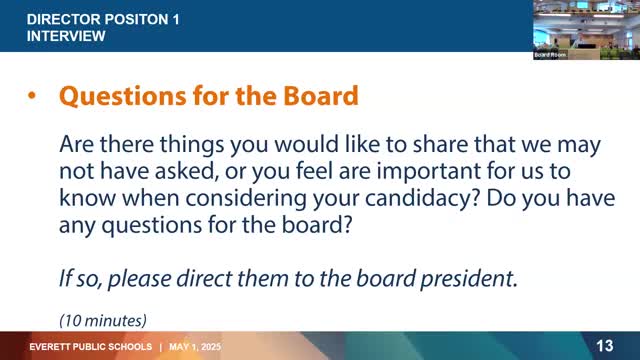 Everett board appoints Anne Marie Lawrence to fill vacant director seat after finalist interviews