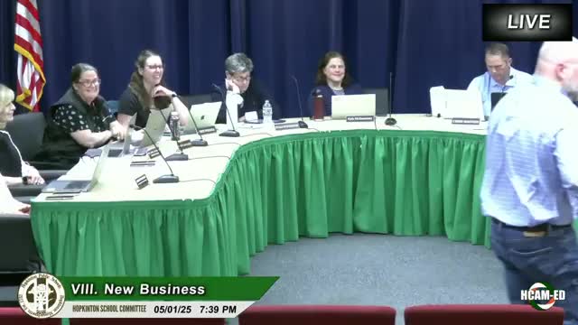 Trails committee presents plan for stone‑dust paths on school property; committee voices safety and maintenance questions