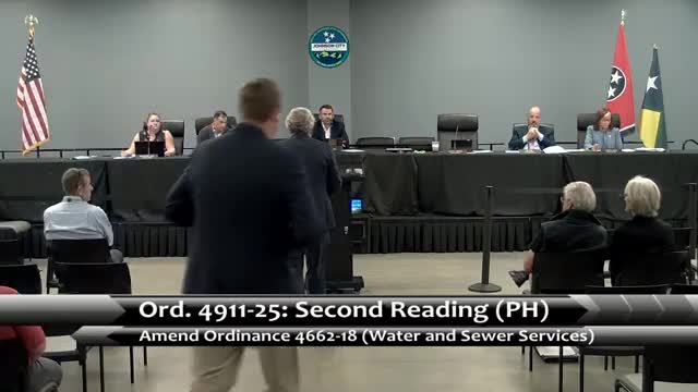 City moves to raise water and sewer rates to fund $80M+ capital plan; public hearing held