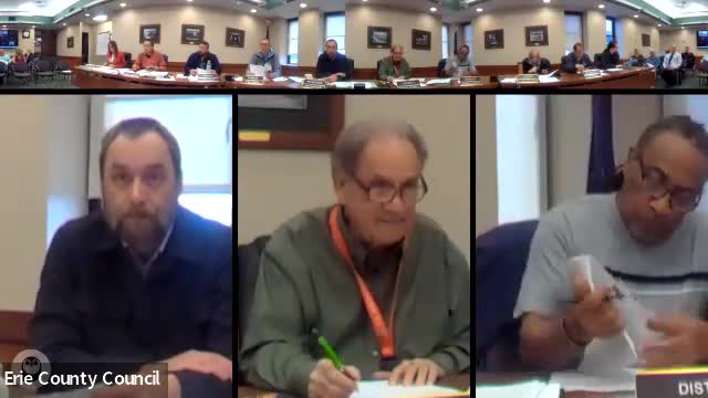 Erie County officials debate certifying $433,000 in federal detainee reimbursements for overtime, raise questions about projections