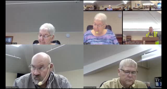 Page County engineer details road and bridge work; will survey secondary-road crews on four-day week