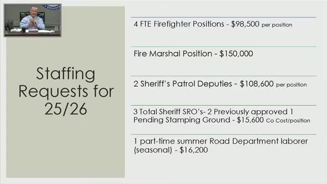 Committee reviews new fire marshal position to enhance fire safety in growing community
