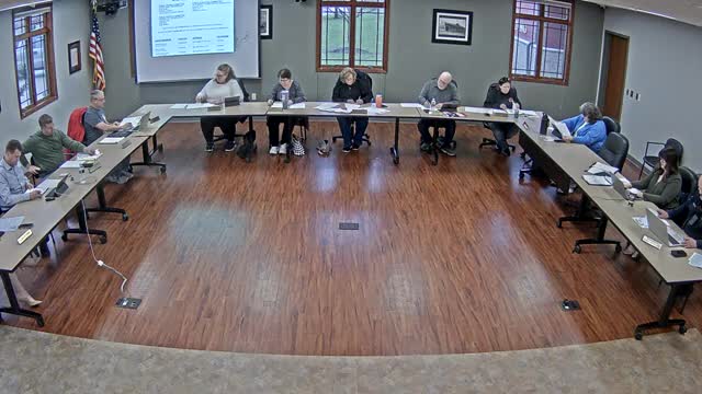 Board debates early purchase of 2026 police squad and water utility truck; consensus to wait for quotes