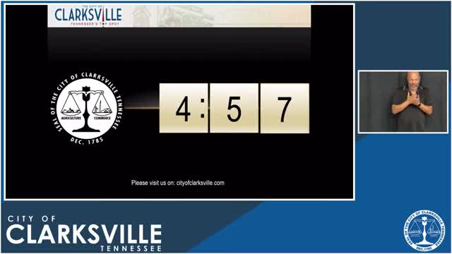 Clarksville City Council reviews zoning amendments for commercial development on Tiny Town Road