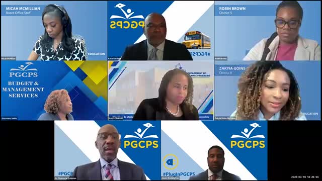 PGCPS outlines EFMP refresh timeline as capital needs outpace available funding