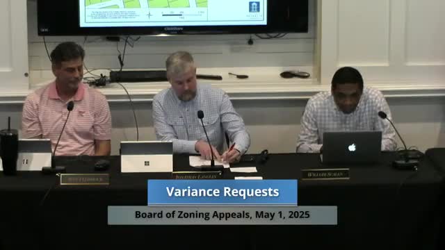 BZA approves variance to allow accessory structures in front of house at 900 Brink Place