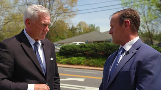 Roswell officials highlight new right-turn lane and planned multi-use trail near Roswell High School