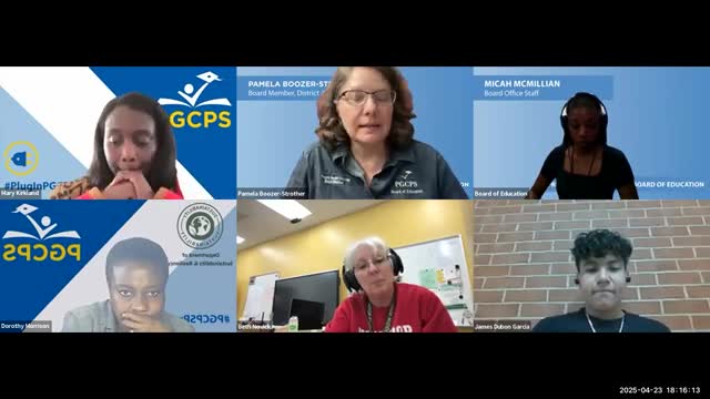 PGCPS students showcase learner profiles at Environmental Alliance Summit