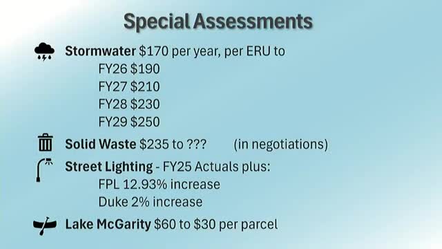 Vice Mayor Hassan prioritizes residential street lighting and budget discussions in Deltona
