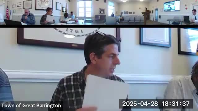 Great Barrington Select Board revises citizen speak procedures and nominates new manager search committee