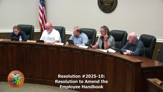 La Verne amends employee handbook sections on direct deposit fees, public‑safety hours and deployments