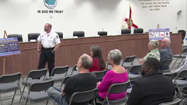 Okaloosa County officials warn about hurricane dangers and emphasize evacuation orders