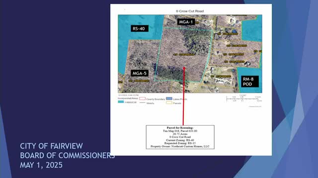 Board approves RS-15 rezoning on Croquette Road amid traffic and density questions