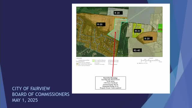 Commissioners approve rezoning for 7391 Crowcut Road despite concerns about easement, waterways and traffic
