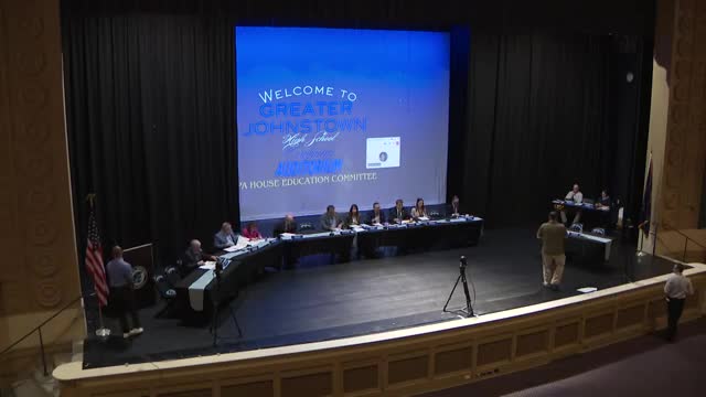 Pennsylvania Education Committee holds second hearing on cyber education in Johnstown