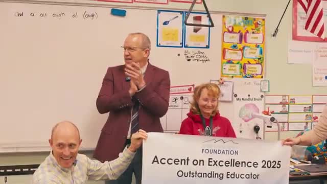 Mister Belliston named Accent on Excellence winner for outstanding teaching