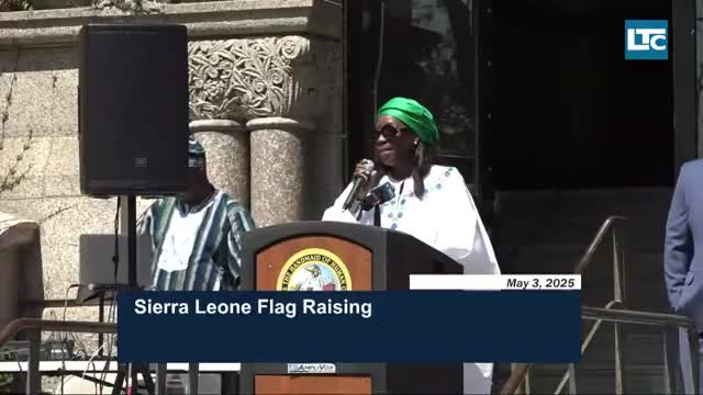 Lowell mayor issues proclamation at Sierra Leone Independence flag‑raising; community seeks meeting space