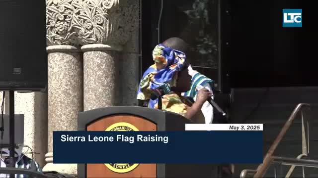Mayor Piruk proclaims Sierra Leone Independence Day in Lowell with community celebration