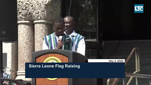 Sierra Leone president emphasizes youth involvement in community development