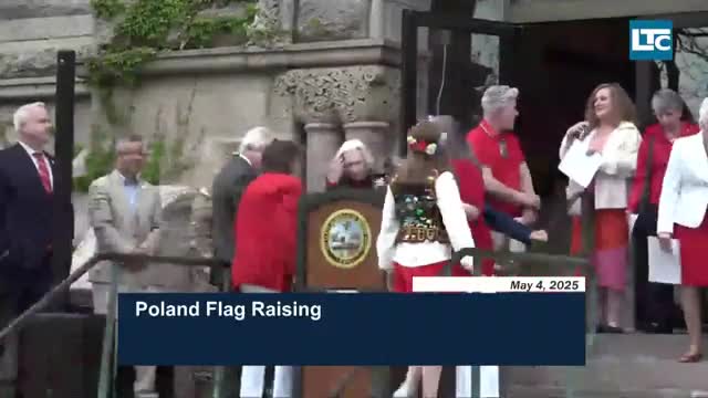 Mayor Rourke celebrates Polish Constitution Day at Dom Polsky with community leaders