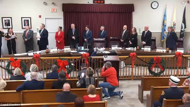Borough of Cerebral swears in new fire chief and officers for 2025