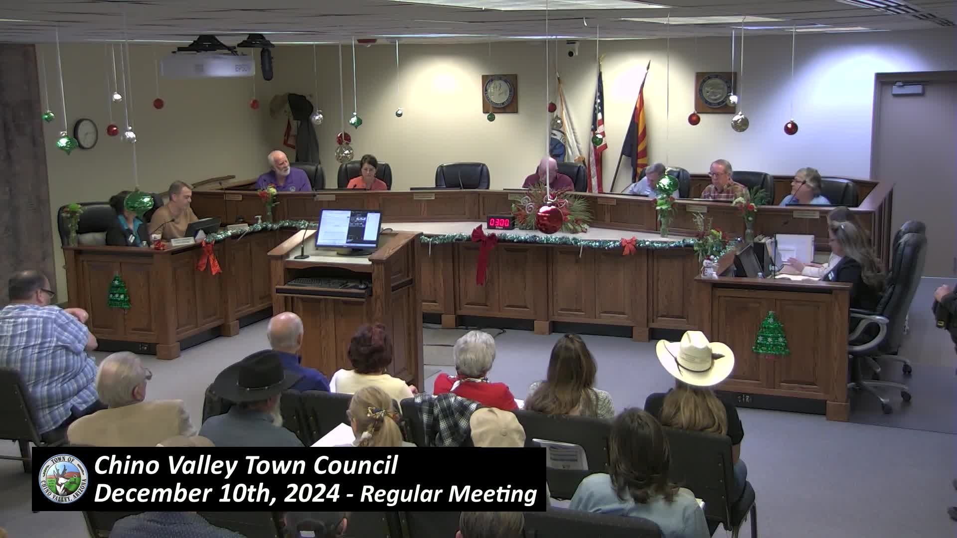 Chino Valley Town Council swears in Mayor Tom Armstrong and new members