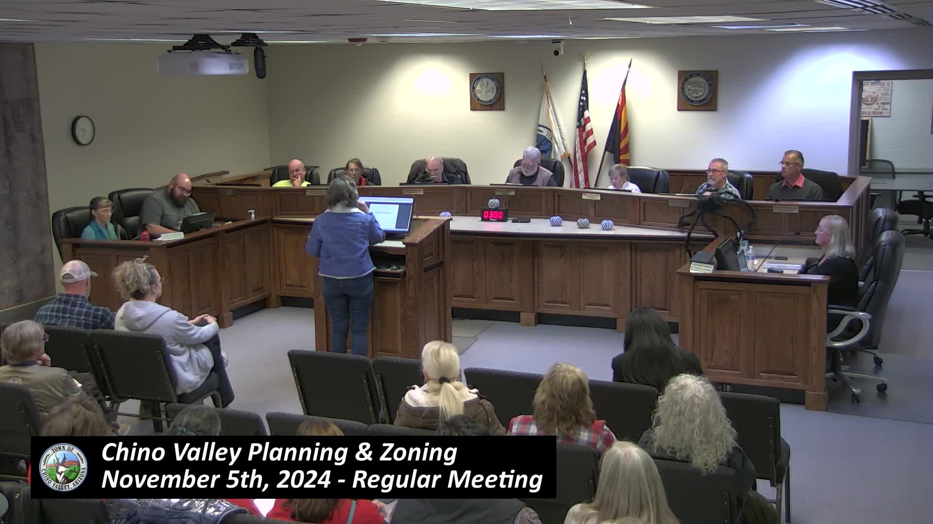 Kathy Mittlestead addresses community concerns in Chino Valley