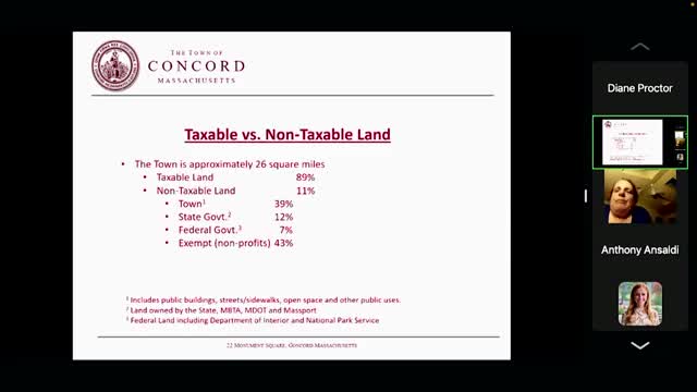 Concord explores pilot policy for taxing nonprofit properties at 25%