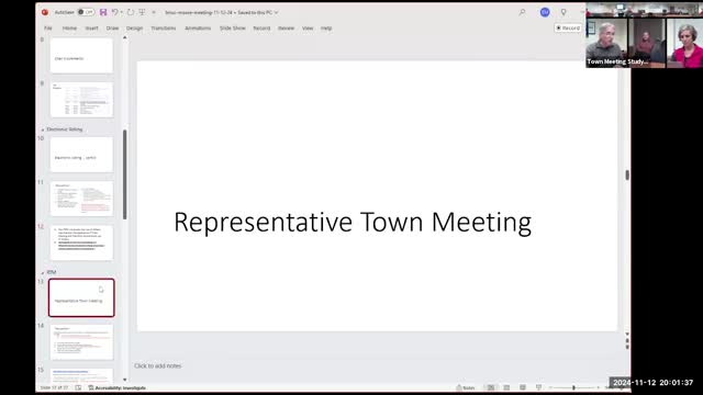 Concord committee debates transition to Australian ballot for greater voting representation