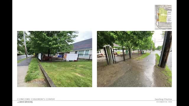 Concord Children's Center outlines playground improvements to enhance safety and drainage