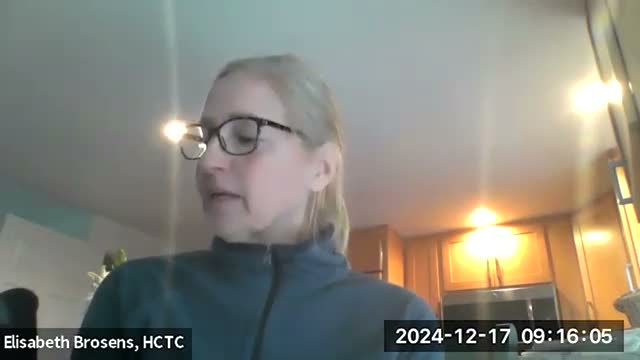 Chair announces departure; committee plans January review of intake role and succession