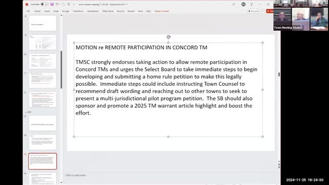 Select Board urged to act on citizen participation concerns