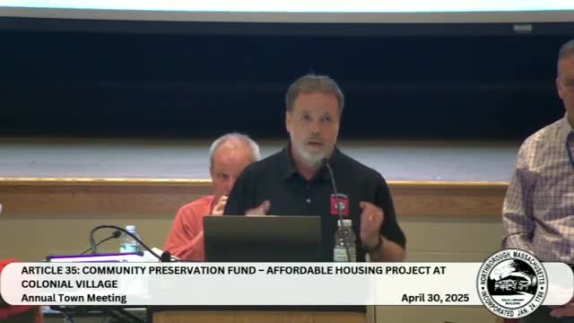Northborough addresses public housing needs for homeless veterans
