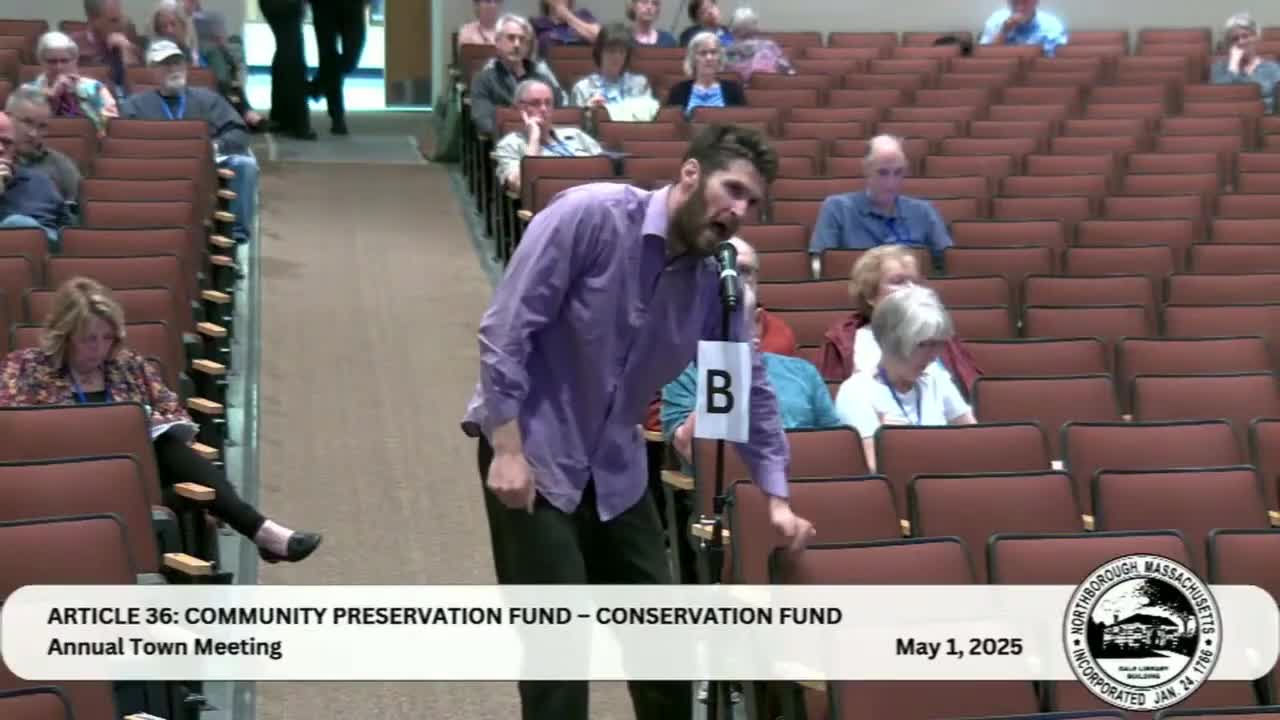 Northborough Town Meeting debates funding allocation for preservation and education