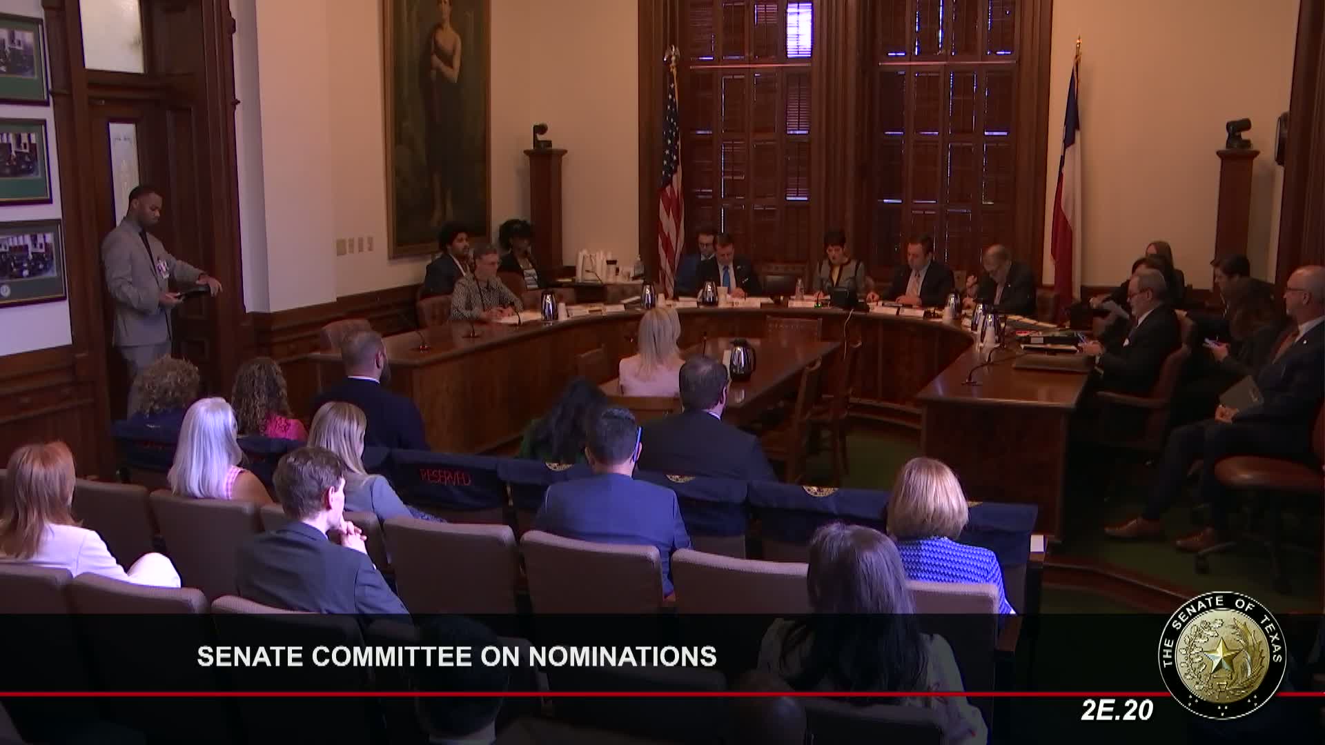 Senate Committee reports nominees to full Senate; Douglas McCregan severed for separate vote