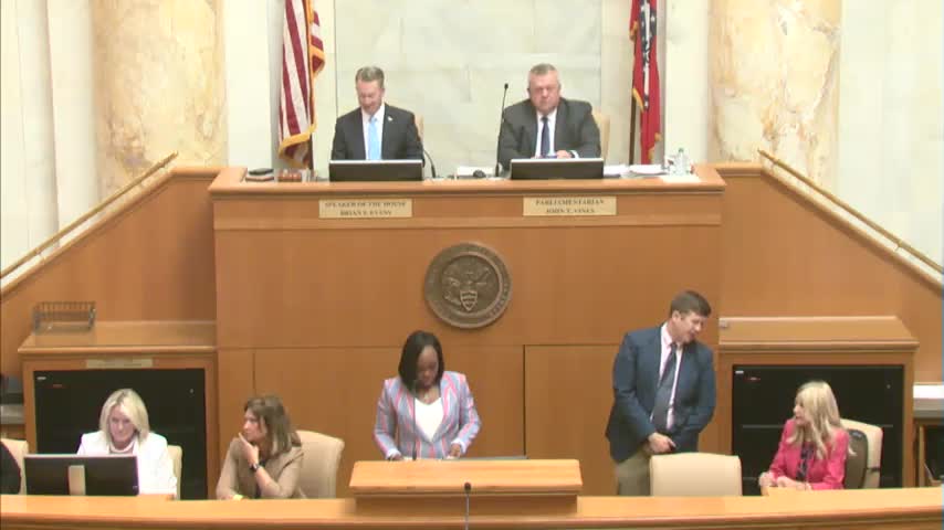 Governor Sarah Huckabee Sanders addresses Arkansas legislature on final session successes