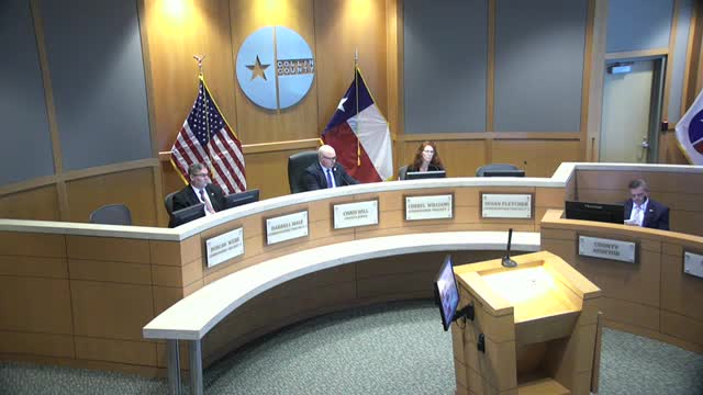 Janet Plotkin petitions Collin County for wage adjustment at Renner Frankford Library polling site
