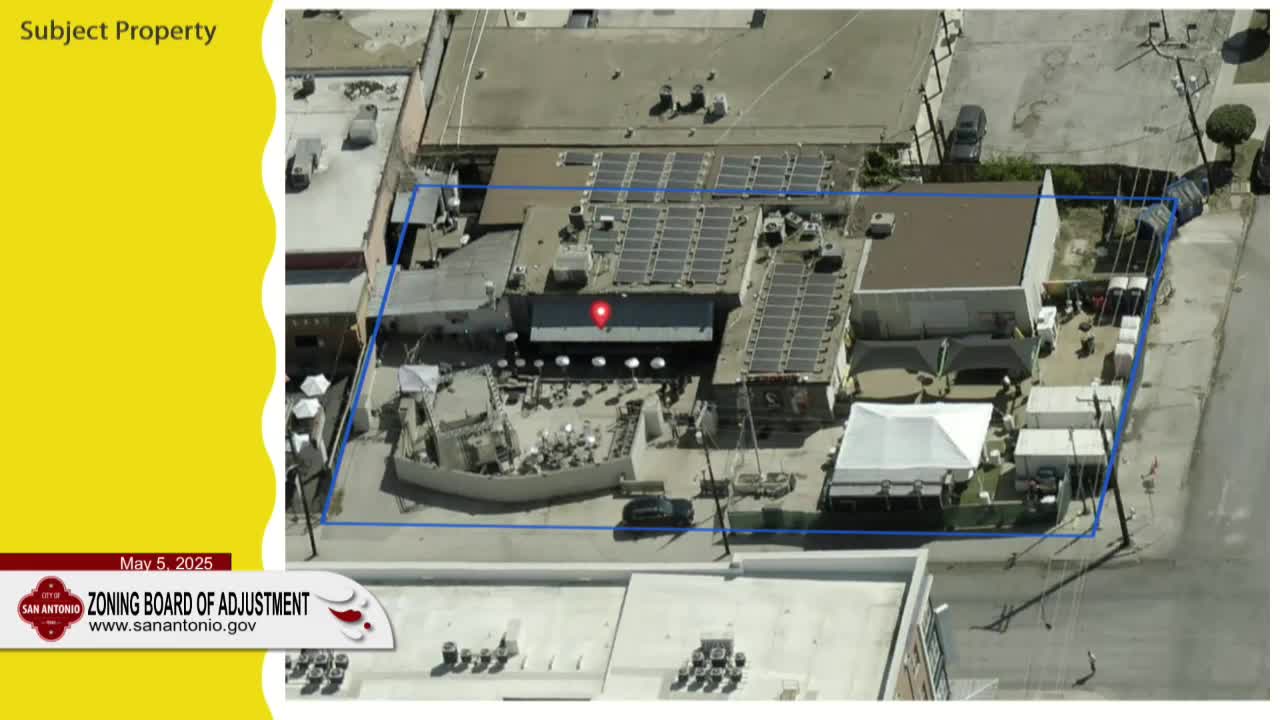 BOA Approves Urban Corridor Variance for Canopy at 1402 Main Avenue