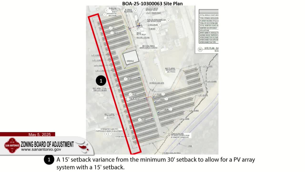 Board of Adjustment Approves 15 Foot Setback Variance for Callahan Solar Farm