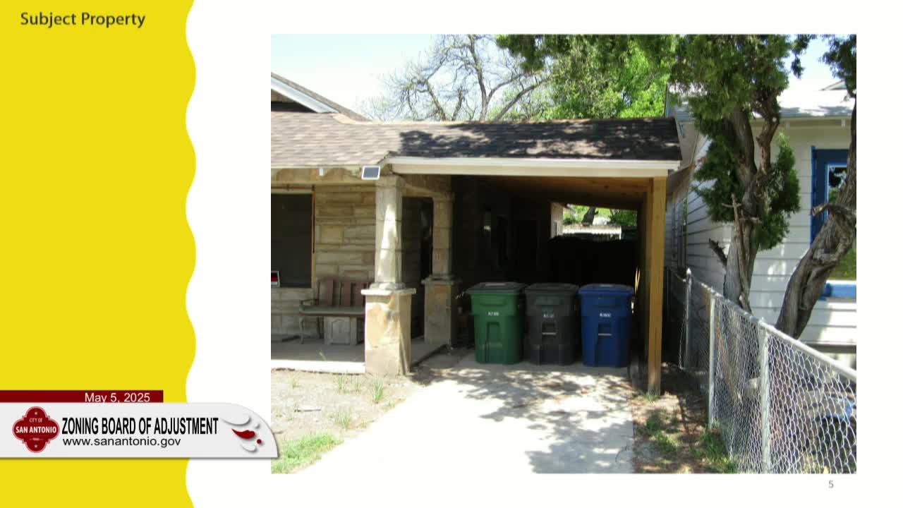 Board Approves Variance for Carport at 506 East Whittier Street Despite Neighborhood Concerns