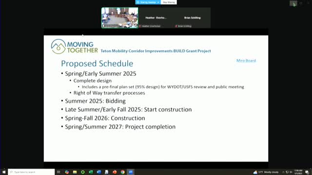 Teton County discusses federal funding for Coal Creek pedestrian underpass project