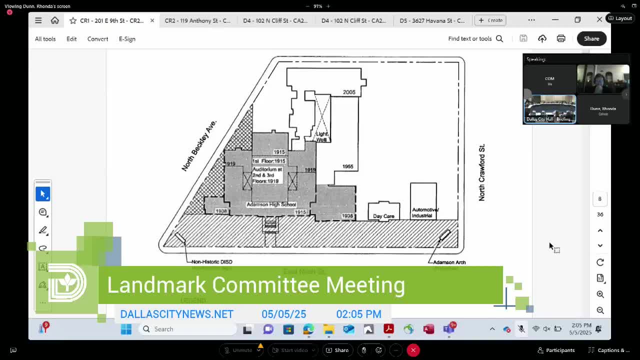 City Staff Reviews New Residential Building Proposal on Anthony Street