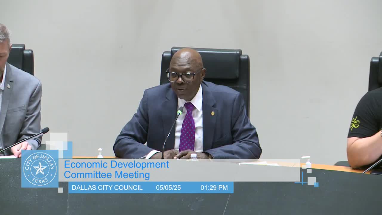 Visit Dallas briefs committee on audit follow‑up, tourism strategy and convention center planning