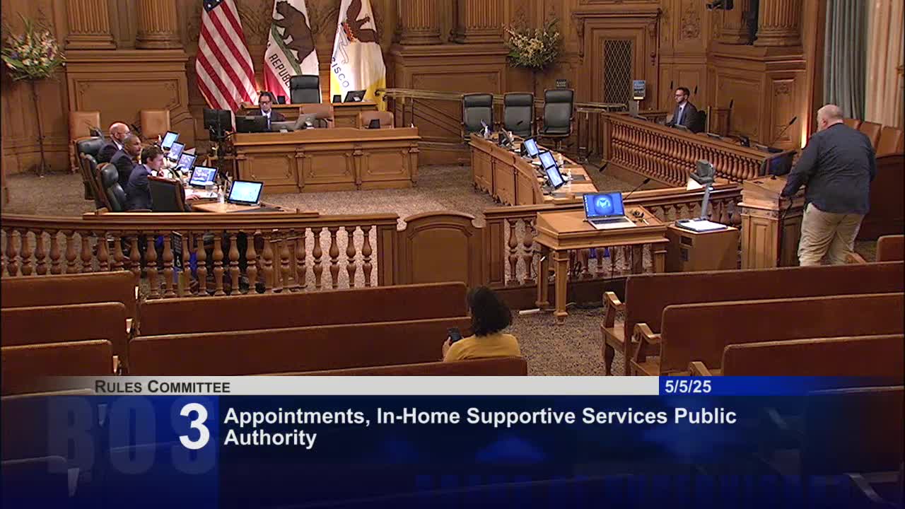 Rules Committee appoints two members to IHSS Public Authority