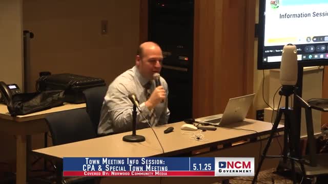 Tom County holds final info session ahead of special town meeting discussions