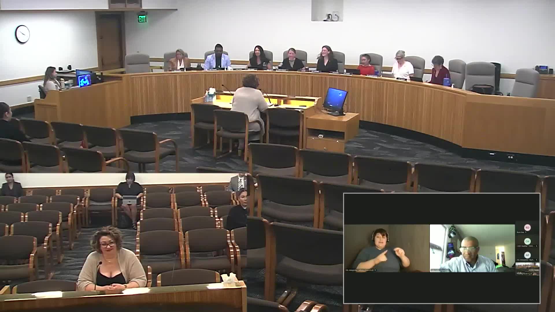 Representative Nelson highlights personal healthcare experience during meeting