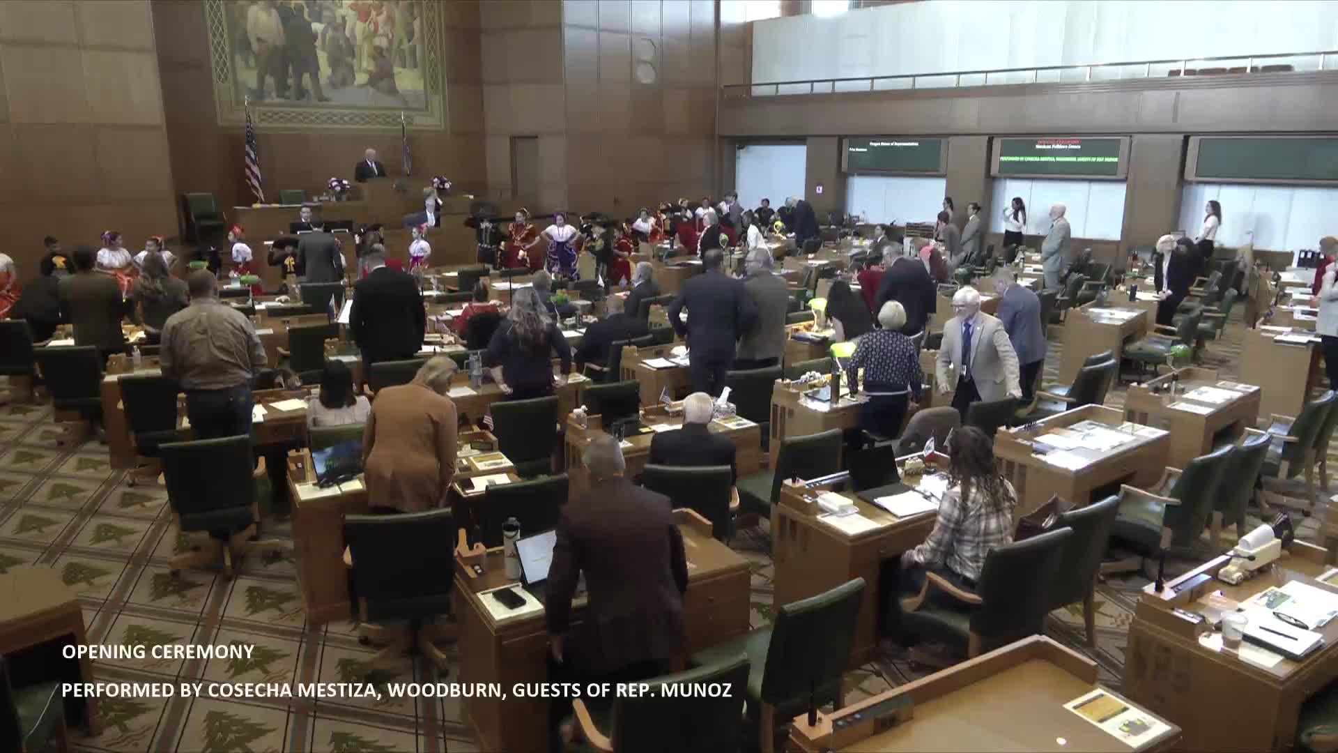 Oregon Legislature honors Grupo Cosecha Mestiza and recognizes Missing Indigenous People's Day